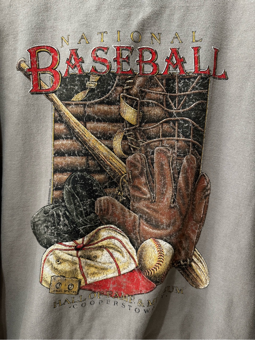 Vtg Baseball Hall of Fame Jacket Size Large Cooperstown NY Sportswear MLB - Picture 7 of 7